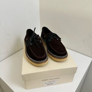 Freda Salvador Collins Loafer Coffee Suede